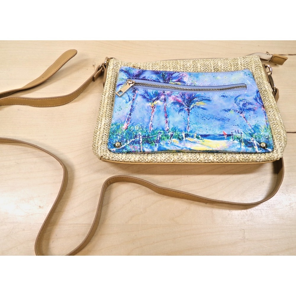 Leoma Lovegrove Crossbody Bag Purse Ocean Tropical Beach‎ Themed Shoulder Strap